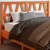 Image de vidaXL TÃªte de lit cire marron 135 cm bois massif de pin
