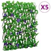 Image de vidaXL Treillis de lierre artificiel extensible 5 pcs vert 180x70 cm