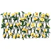 Image de vidaXL Treillis de lierre artificiel extensible jaune 180x20 cm