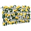 Image de vidaXL Treillis de lierre artificiel extensible 5 pcs jaune 180x20 cm