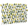 Image de vidaXL Treillis de lierre artificiel extensible 5 pcs jaune 180x60 cm