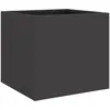 Image de Vidaxl JardiniÃ¨re Noir 32x30x29 Cm Acier LaminÃ© Ã Froid