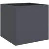 Image de Vidaxl JardiniÃ¨re Anthracite 42x40x39 Cm Acier LaminÃ© Ã Froid