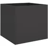 Image de Vidaxl JardiniÃ¨re Noir 49x47x46 Cm Acier LaminÃ© Ã Froid