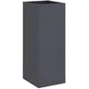 Image de Vidaxl JardiniÃ¨re Anthracite 32x29x75 Cm Acier LaminÃ© Ã Froid