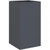 Image de Vidaxl JardiniÃ¨re Anthracite 42x38x75 Cm Acier LaminÃ© Ã Froid
