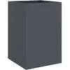 Image de Vidaxl JardiniÃ¨re Anthracite 52x48x75 Cm Acier LaminÃ© Ã Froid