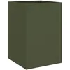 Image de Vidaxl JardiniÃ¨re Vert Olive 52x48x75 Cm Acier LaminÃ© Ã Froid