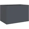 Image de Vidaxl JardiniÃ¨re Anthracite 62x47x46 Cm Acier LaminÃ© Ã Froid