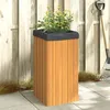 Image de Vidaxl JardiniÃ¨re 45x45x90 Cm Bois Massif D'acacia