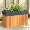 Image de Vidaxl JardiniÃ¨re 59x27,5x35 Cm Bois Massif D'acacia