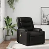 Image de vidaXL Fauteuil de massage inclinable Noir Similicuir