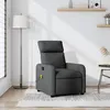 Image de vidaXL Fauteuil de massage inclinable Gris foncÃ© Tissu