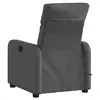 Image de Fauteuils VidaXL  Fauteuil  de massage inclinable gris foncé en tissu P31600108