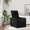 Image de vidaXL Fauteuil de massage inclinable Noir Similicuir