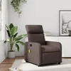 Image de vidaXL Fauteuil de massage inclinable Marron Similicuir