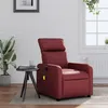 Image de vidaXL Fauteuil de massage inclinable Rouge bordeaux Similicuir