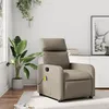 Image de Vidaxl Fauteuil De Massage Inclinable Cappuccino Similicuir