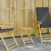 Image de Vidaxl Table De Jardin Pliable Ã45x45 Cm Bambou