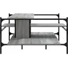 Image de vidaXL Table basse sonoma gris 100x100x48,5 cm bois d'ingÃ©nierie