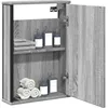 Image de Vidaxl Armoire Ã Miroir De Salle De Bain Sonoma Gris Bois D'IngÃ©nierie