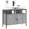 Image de vidaXL Armoire lavabo de salle de bain sonoma gris 80x30x60 cm