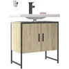 Image de vidaXL Armoire lavabo de salle de bain chÃªne sonoma 60x33x60 cm