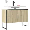 Image de vidaXL Armoire lavabo de salle de bain chÃªne sonoma bois d'ingÃ©nierie