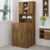 Image de vidaXL BibliothÃ¨que Ã  4 niveaux sonoma gris bois d'ingÃ©nierie