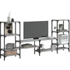 Image de vidaXL Meuble TV sonoma gris 206,5x28,5x95 cm bois d'ingÃ©nierie