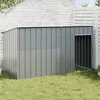 Image de Vidaxl Niche Pour Chien Avec Toit Anthracite Acier GalvanisÃ©