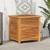 Image de Vidaxl BoÃ®te De Rangement De Jardin Persiennes 60x50x56cm Bois Acacia