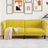 Image de vidaXL CanapÃ© Ã  2 places jaune velours