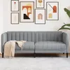 Image de vidaXL CanapÃ© Ã  2 places gris clair tissu