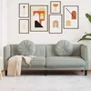 Image de vidaXL CanapÃ© avec coussins 3 places gris clair velours