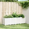 Image de Vidaxl JardiniÃ¨re Blanc 160x40x53 Cm PolypropylÃ¨ne