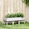 Image de Vidaxl JardiniÃ¨re Avec Pieds Blanc 120x40x42 Cm Pp