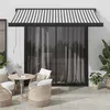 Image de Vidaxl Auvent RÃ©tractable Anthracite Et Blanc 3,5x2,5m Tissu/Aluminium