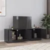 Image de vidaXL Meubles TV 2 pcs noir 67x39x44 cm acier