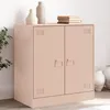 Image de vidaXL Buffet rose 67x39x73 cm acier
