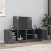 Image de vidaXL Meubles TV 2 pcs anthracite 67x39x44 cm acier