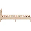 Image de vidaXL Cadre de lit sans matelas 75x190 cm bois de pin massif