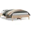 Image de vidaXL Cadre de lit sans matelas 160x200 cm bois massif de pin