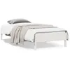 Image de vidaXL Cadre de lit sans matelas blanc 90x200 cm bois de pin massif