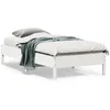Image de vidaXL Cadre de lit sans matelas blanc 90x190 cm bois de pin massif