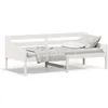 Image de vidaXL Lit de jour sans matelas blanc 80x200 cm bois de pin massif