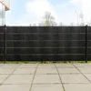 Image de vidaXL Paravents de balcon 10 pcs noir 255x19 cm rÃ©sine tressÃ©e