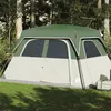 Image de Vidaxl Tente De Cabine Familiale 6 Personnes Vert ImpermÃ©able