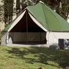 Image de Vidaxl Tente Familiale Tipi 8 Personnes Vert ImpermÃ©able