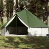 Image de Tente Familiale Tipi 12 Personnes Vert Ãtanche Polyester 1 Chambre 1 Porte Lot 1